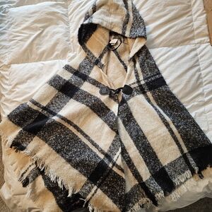 Sonoma Plaid Poncho